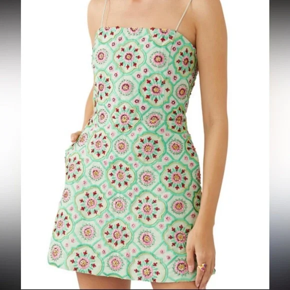 ALICE + OLIVIA Lawrence embroidered dress! - Picture 2 of 7